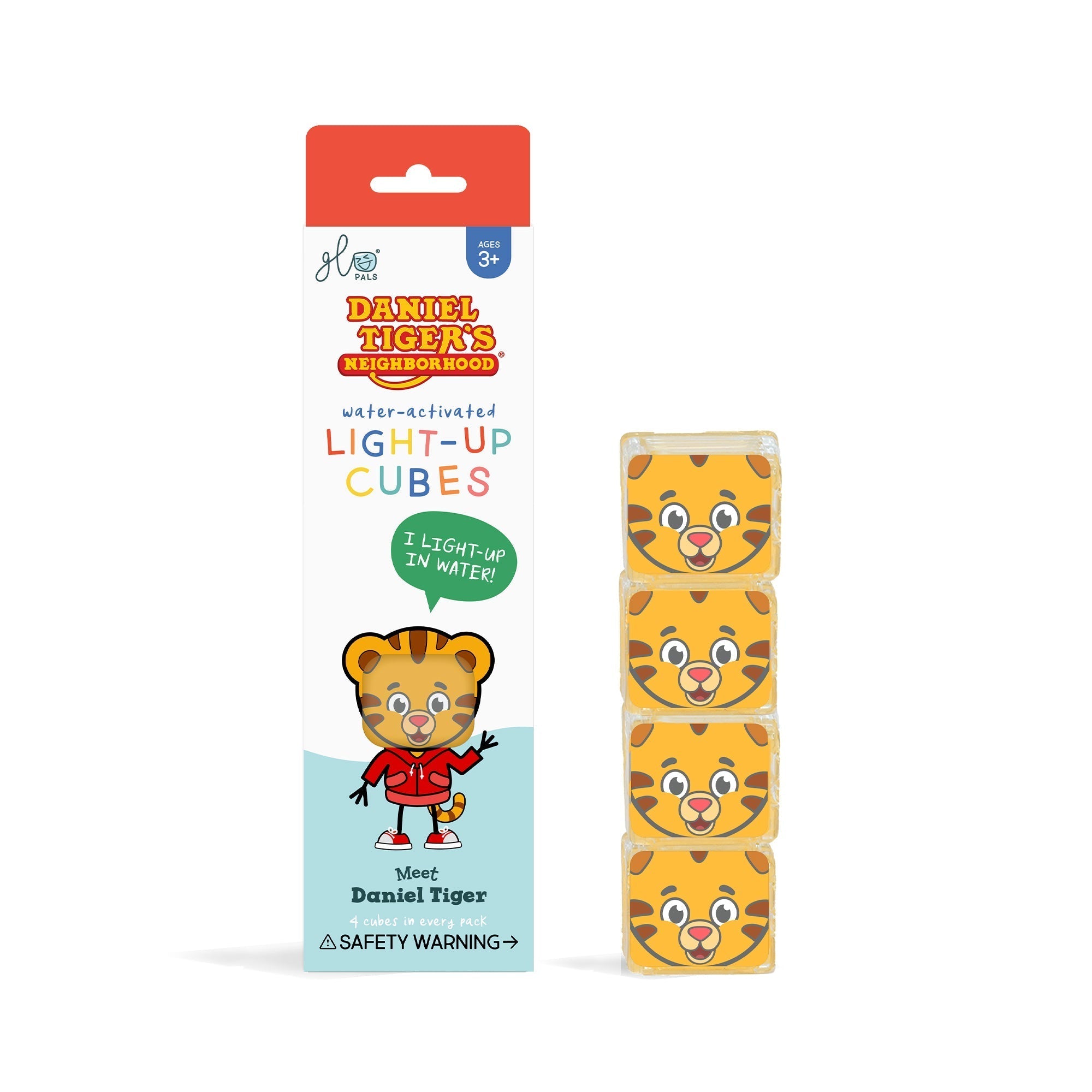 Daniel Tiger - Light Up Cubes 4pk
