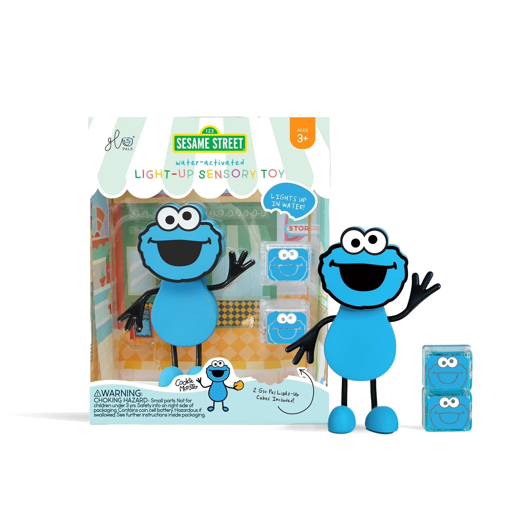 Sesame Street Water Activated Bath Toy - Cookie Monster