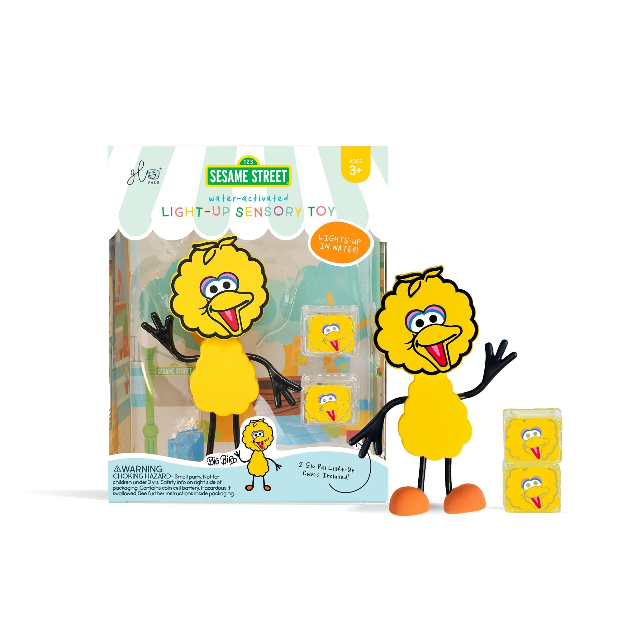 Sesame Street Water Activated Bath Toy - Big Bird