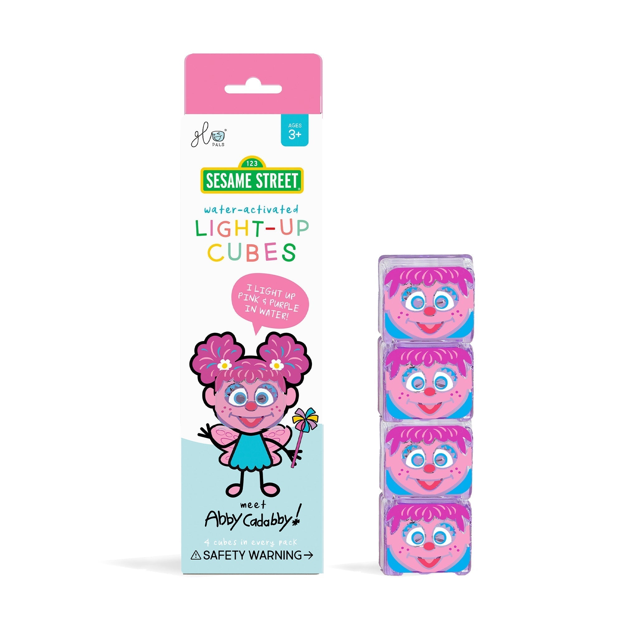 Sesame Street Light Up Cubes 4pk - Abby Cadabby