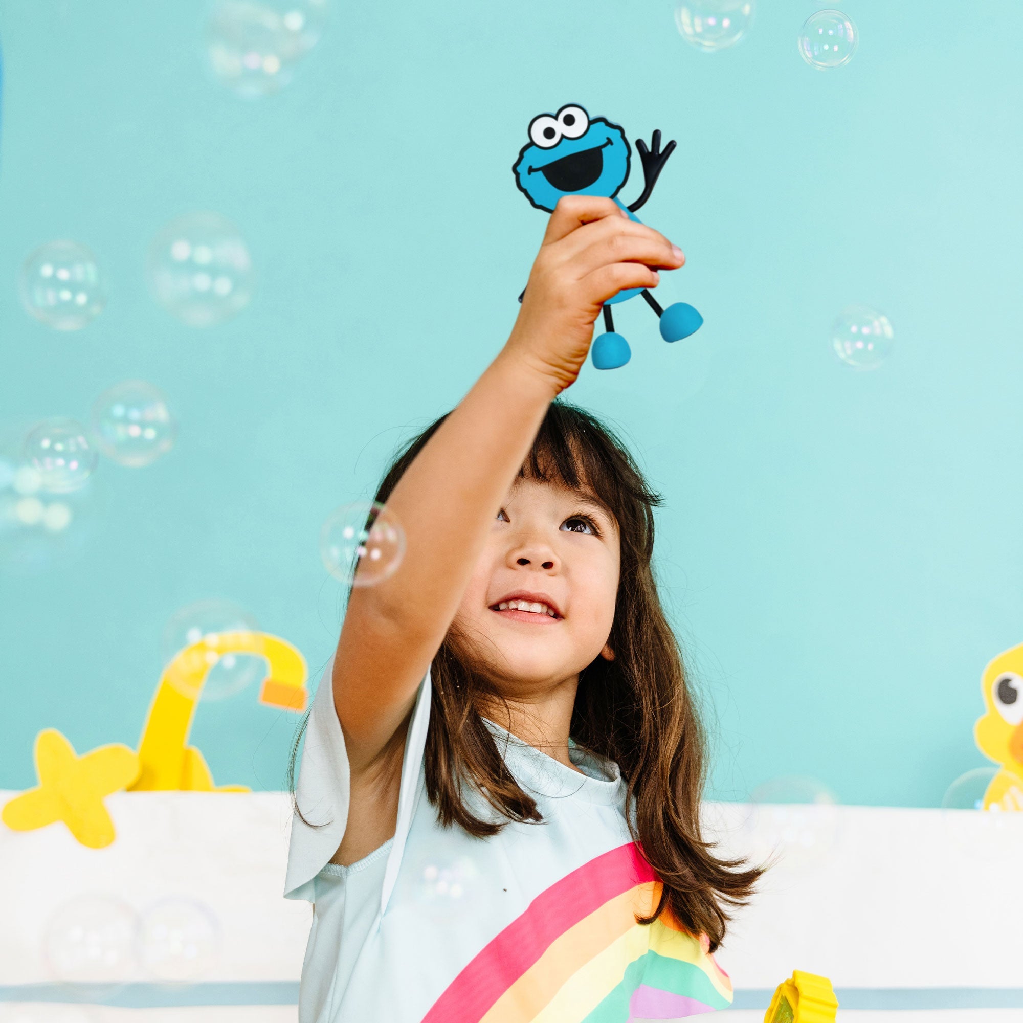 Sesame Street Water Activated Bath Toy - Cookie Monster