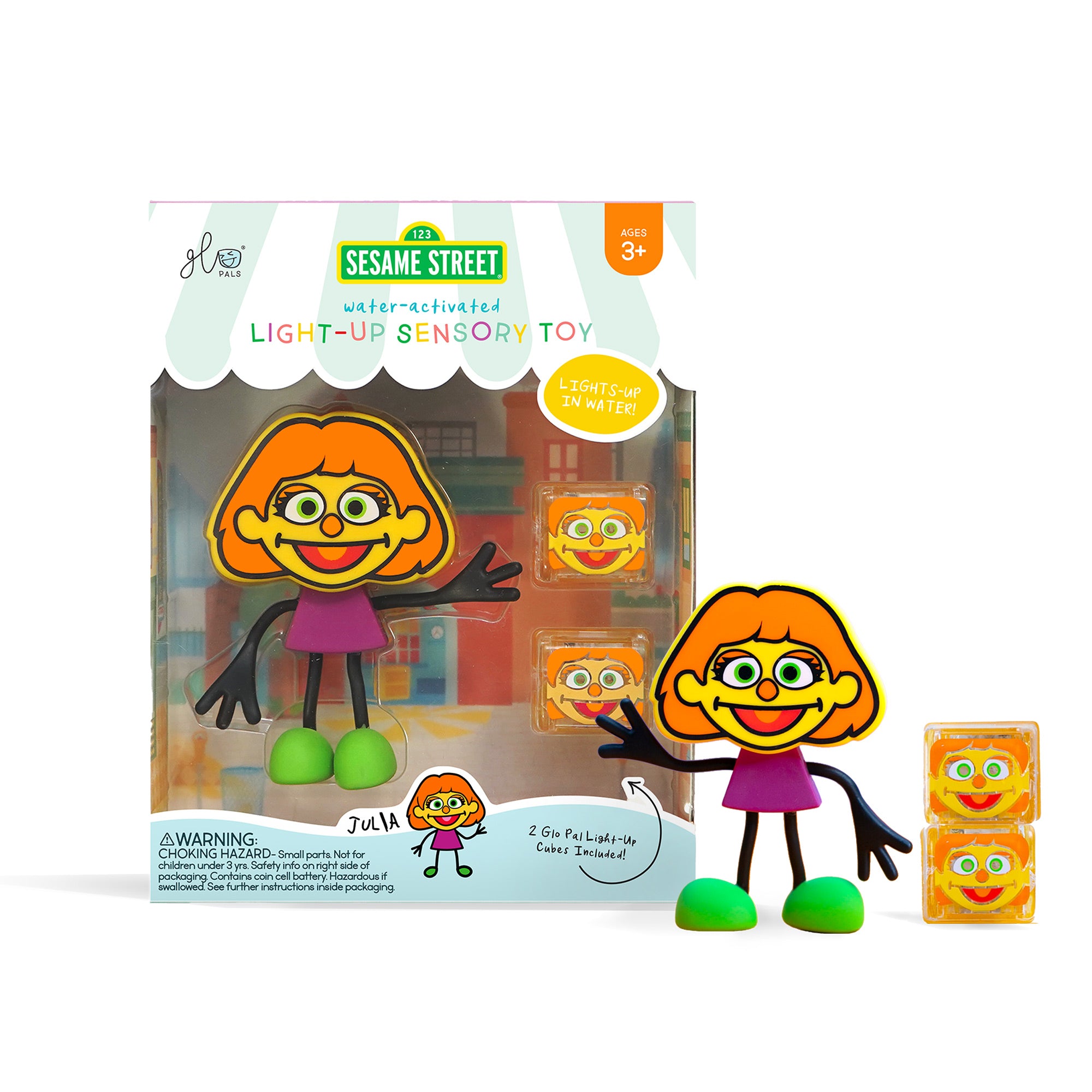 Sesame Street Water Activated Bath Toy - Julia