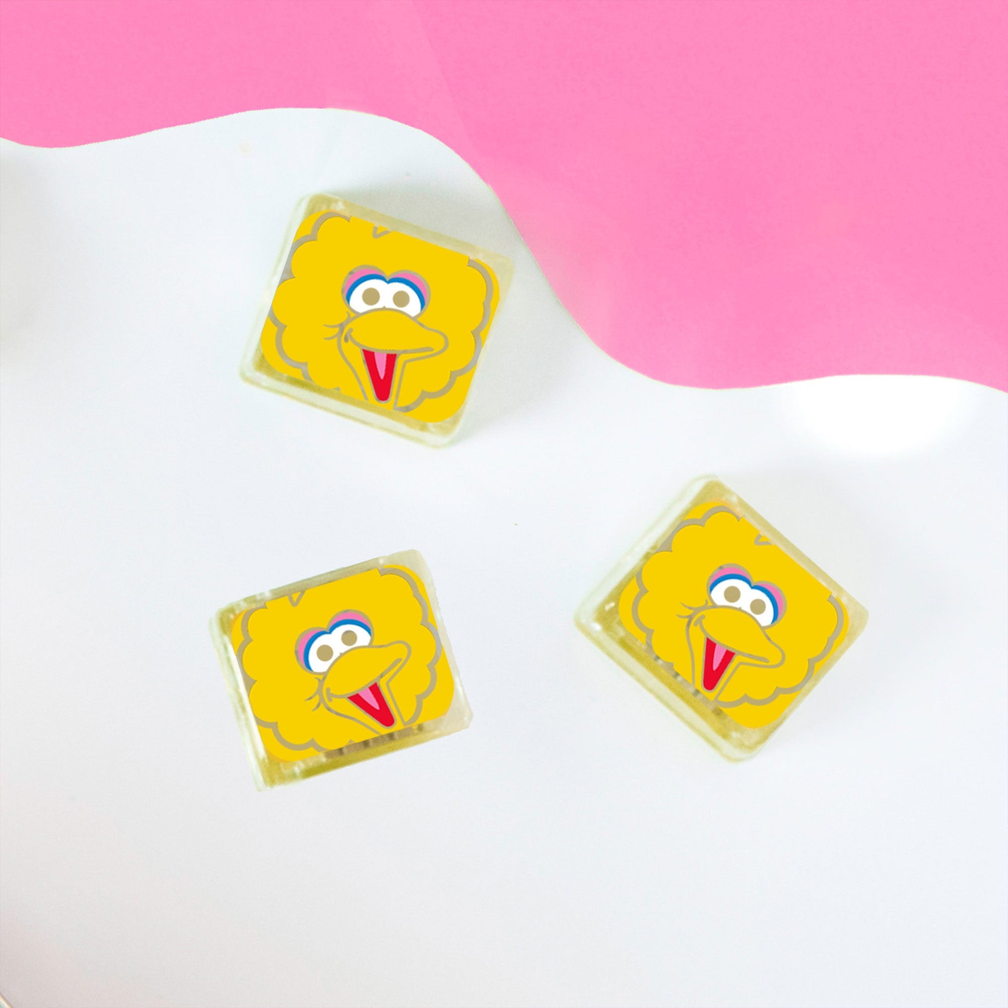 Sesame Street Light Up Cubes 4pk - Big Bird