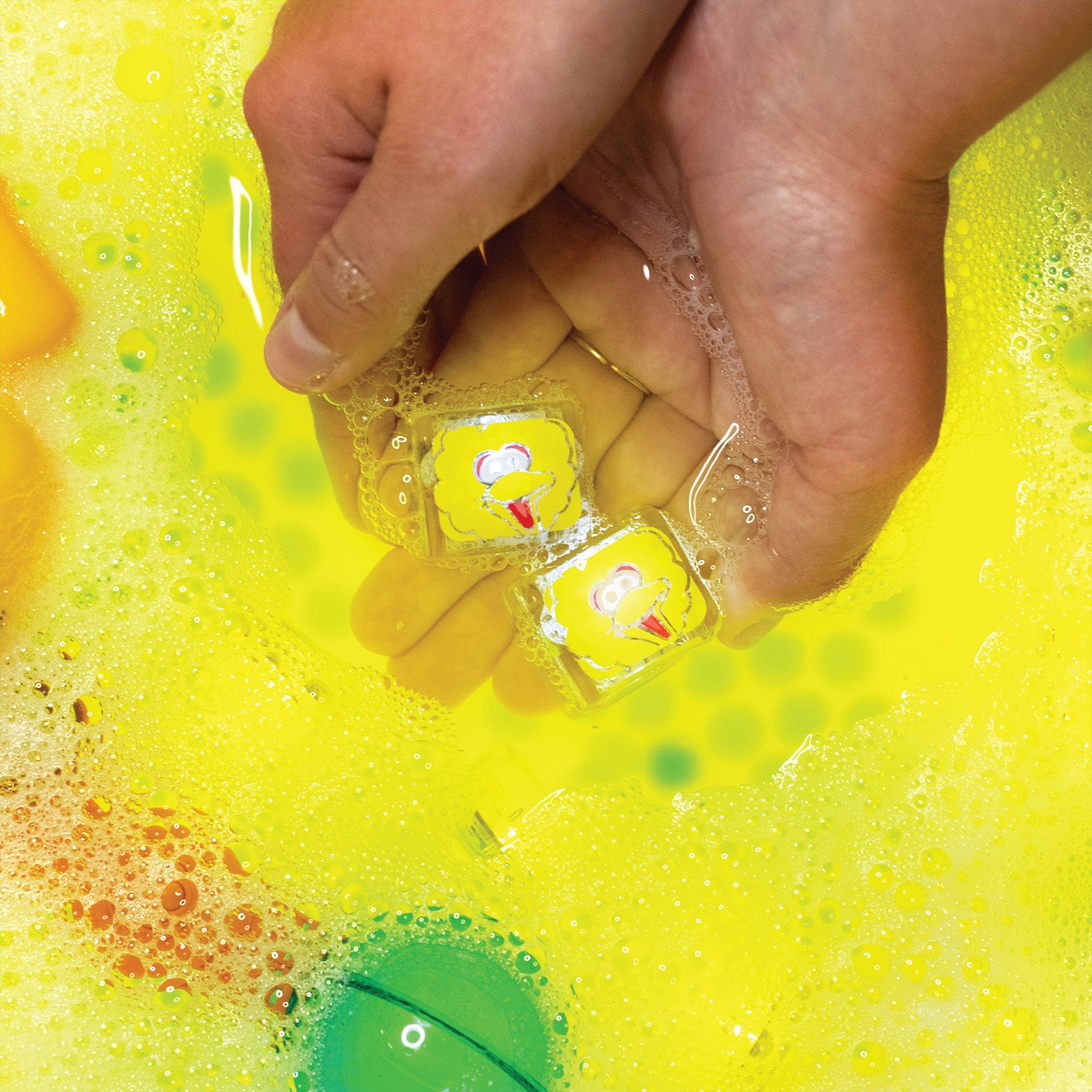 Sesame Street Light Up Cubes 4pk - Big Bird