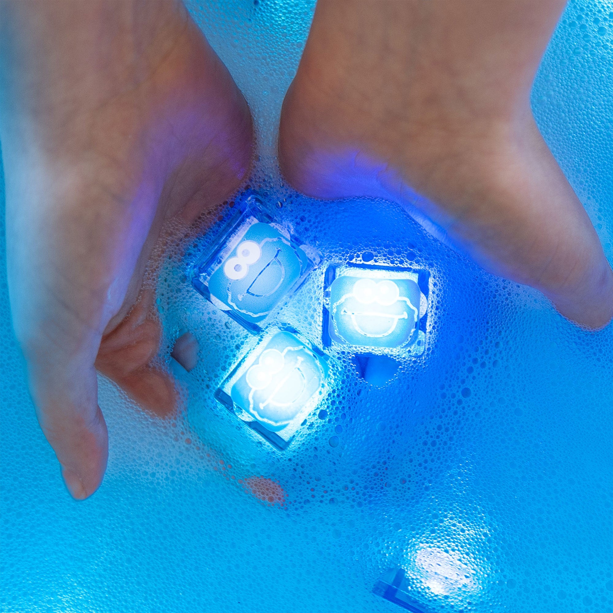 Sesame Street Light Up Cubes 4pk - Cookie Monster