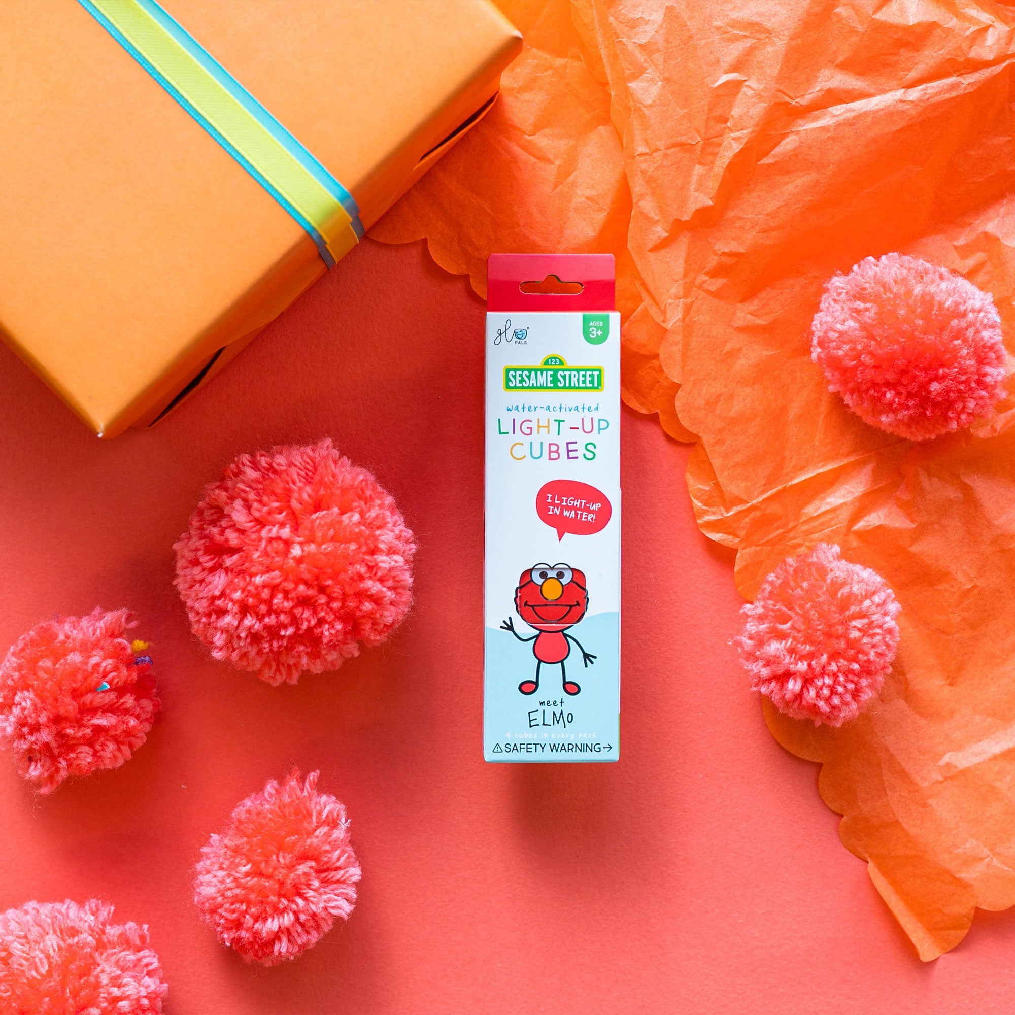 Sesame Street Light Up Cubes 4pk - Elmo
