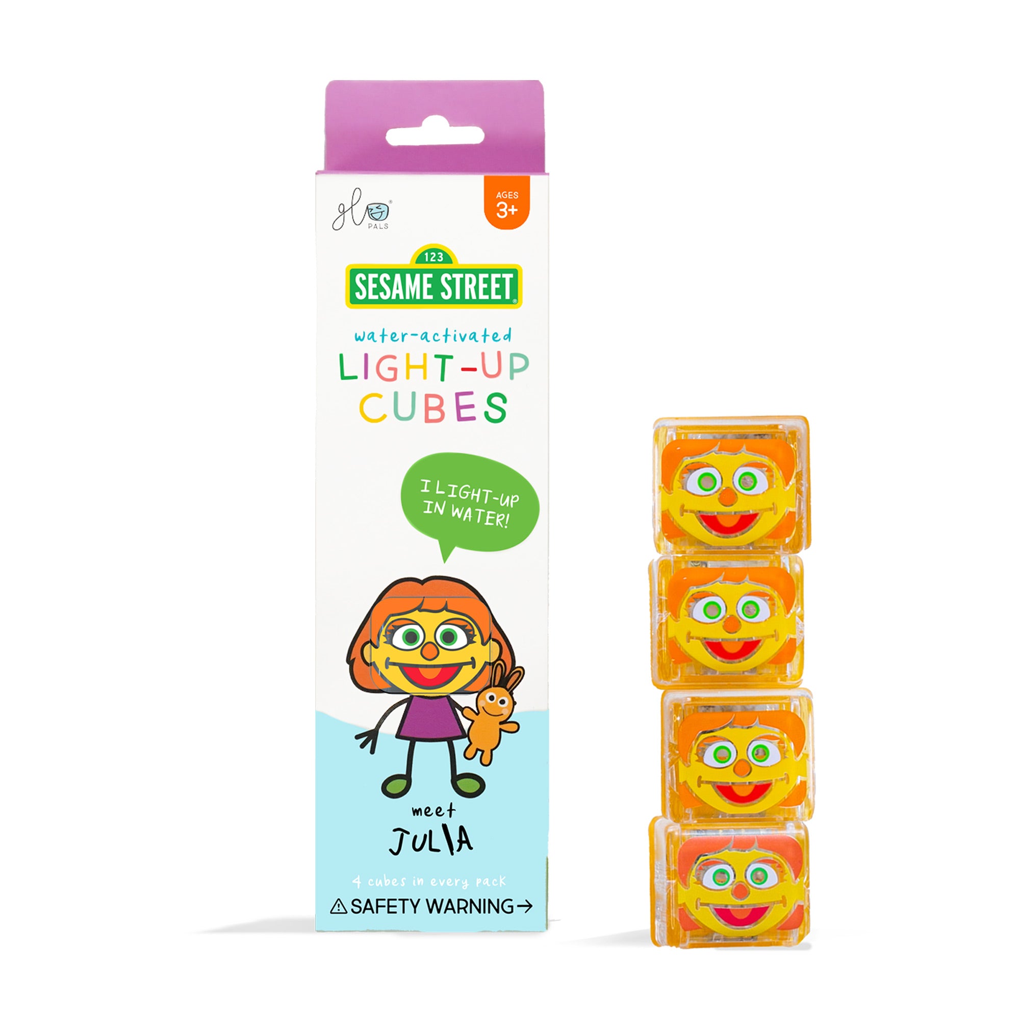 Sesame Street Light Up Cubes 4pk - Julia