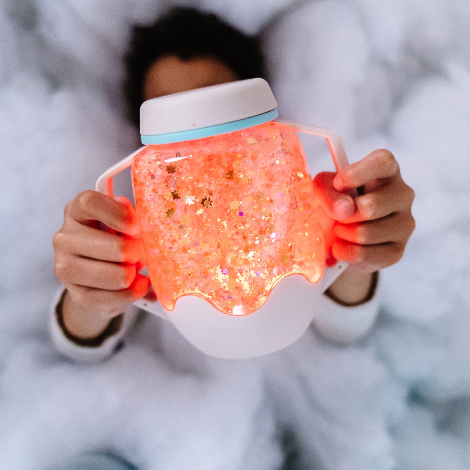 Sensory Play Jar - Cozy Cloud - Grey