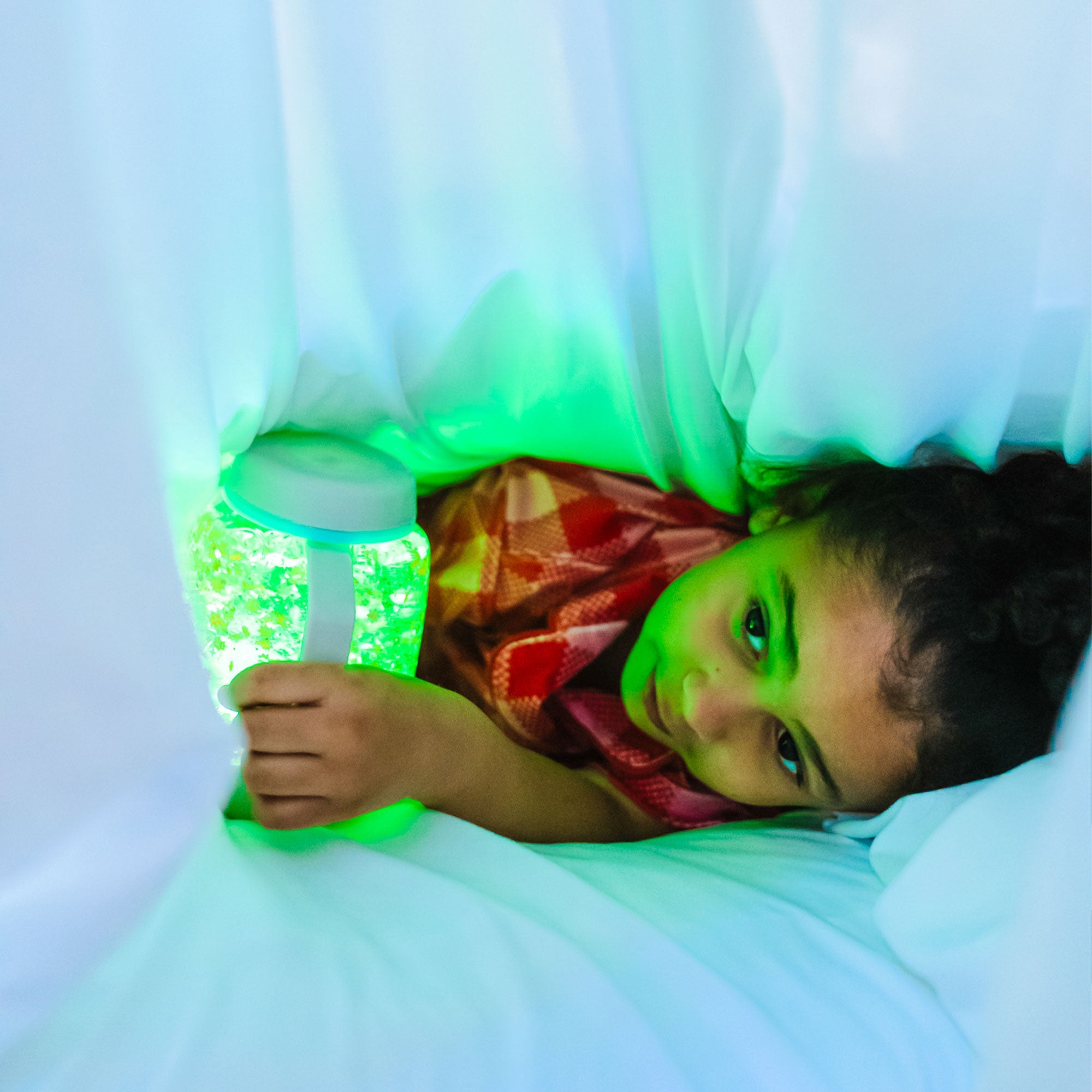 Sensory Play Jar - Cozy Cloud - Grey