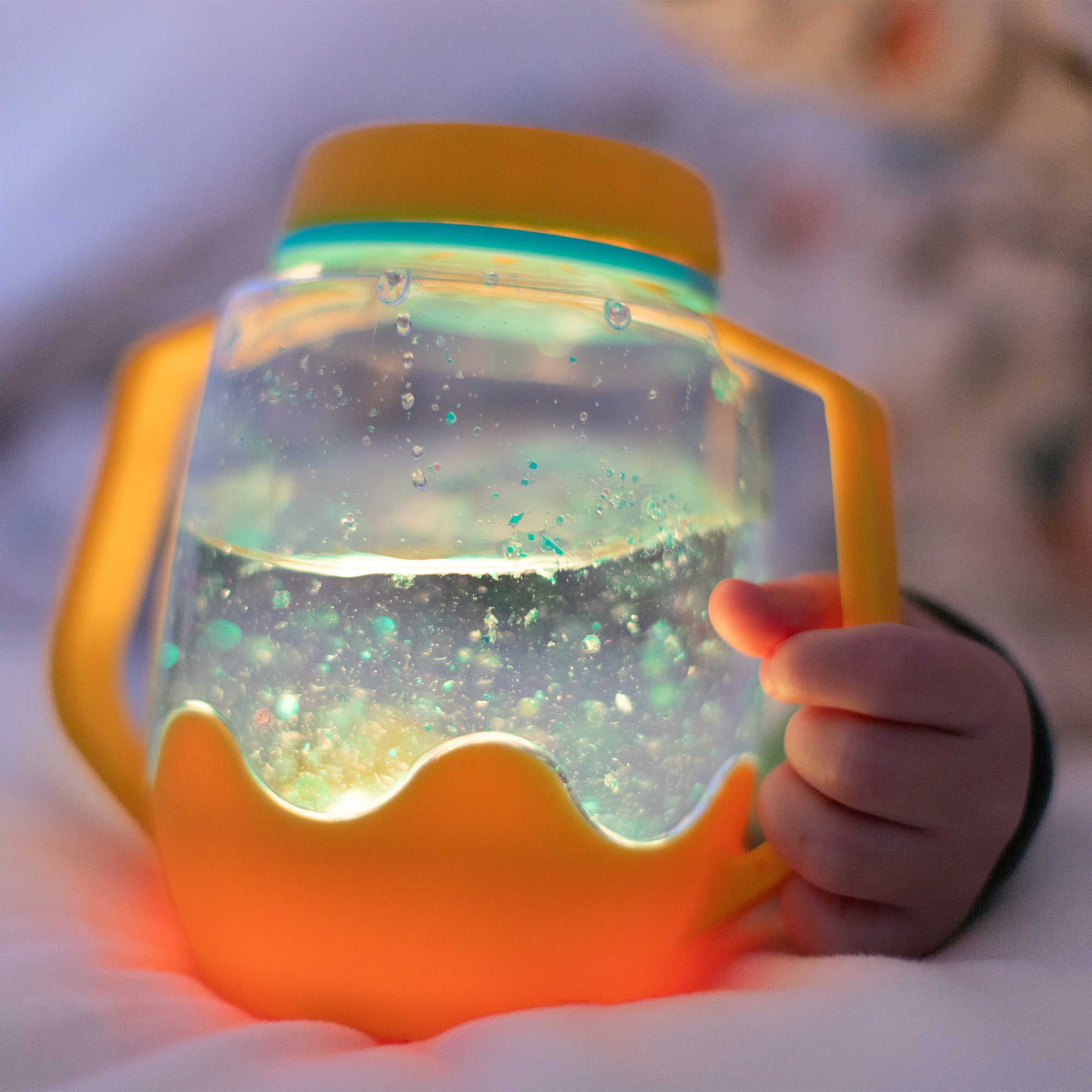 Sensory Play Jar - Dreamsicle - Orange