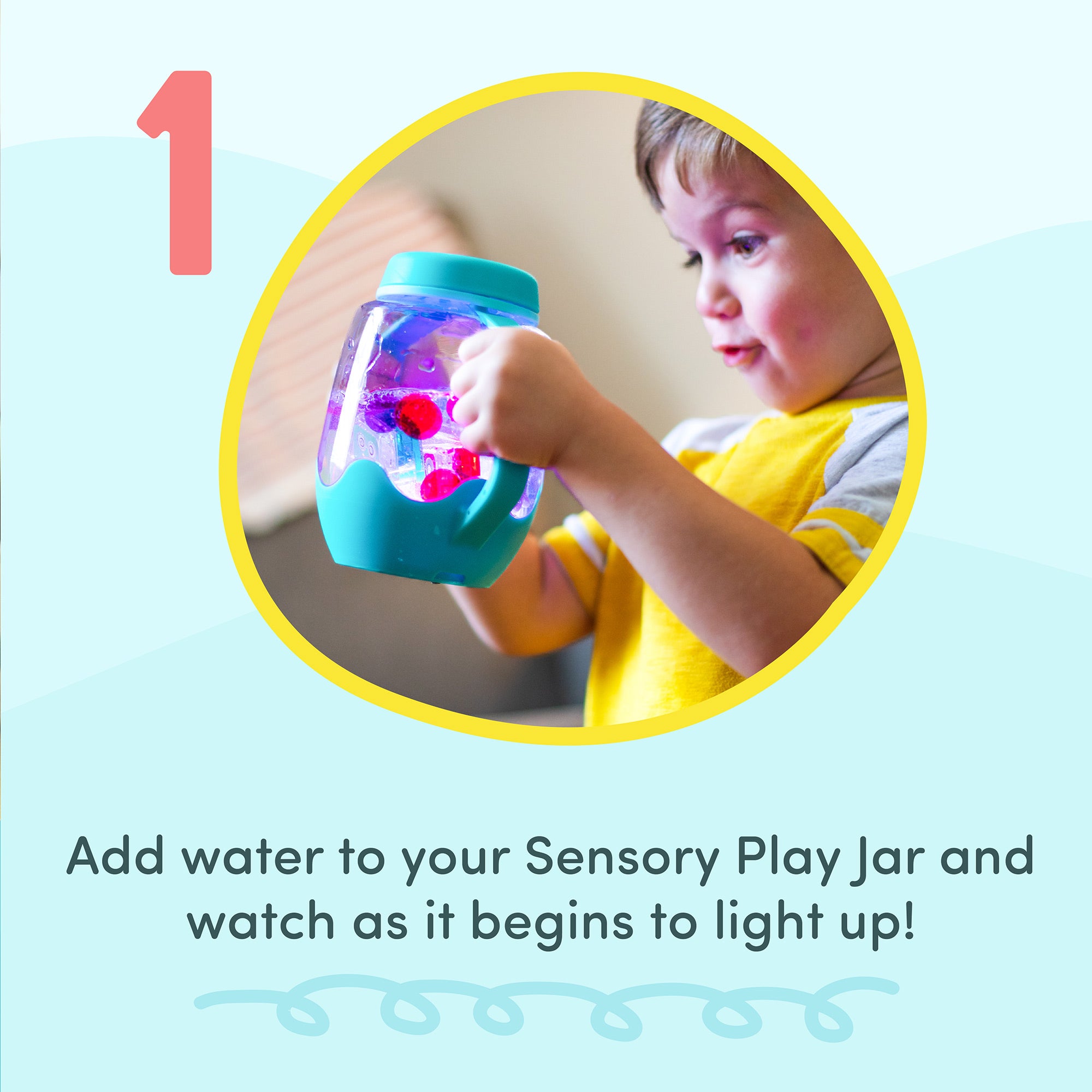 Sensory Play Jar - Dreamsicle - Orange
