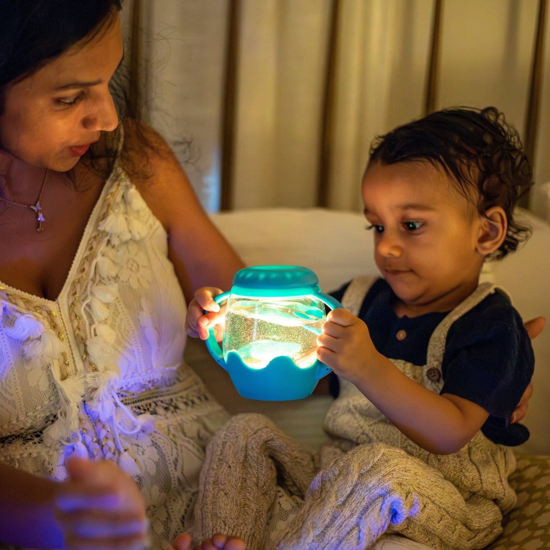 Mini Sensory Play Jar® - Blue Lagoon