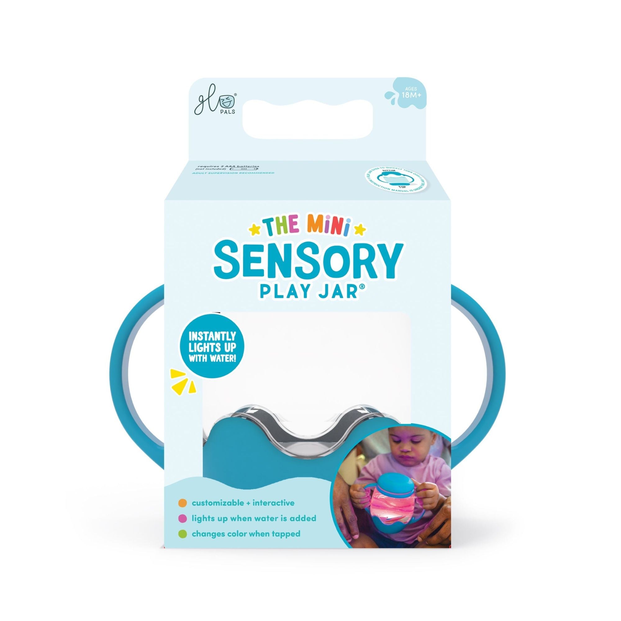 Mini Sensory Play Jar® - Blue Lagoon