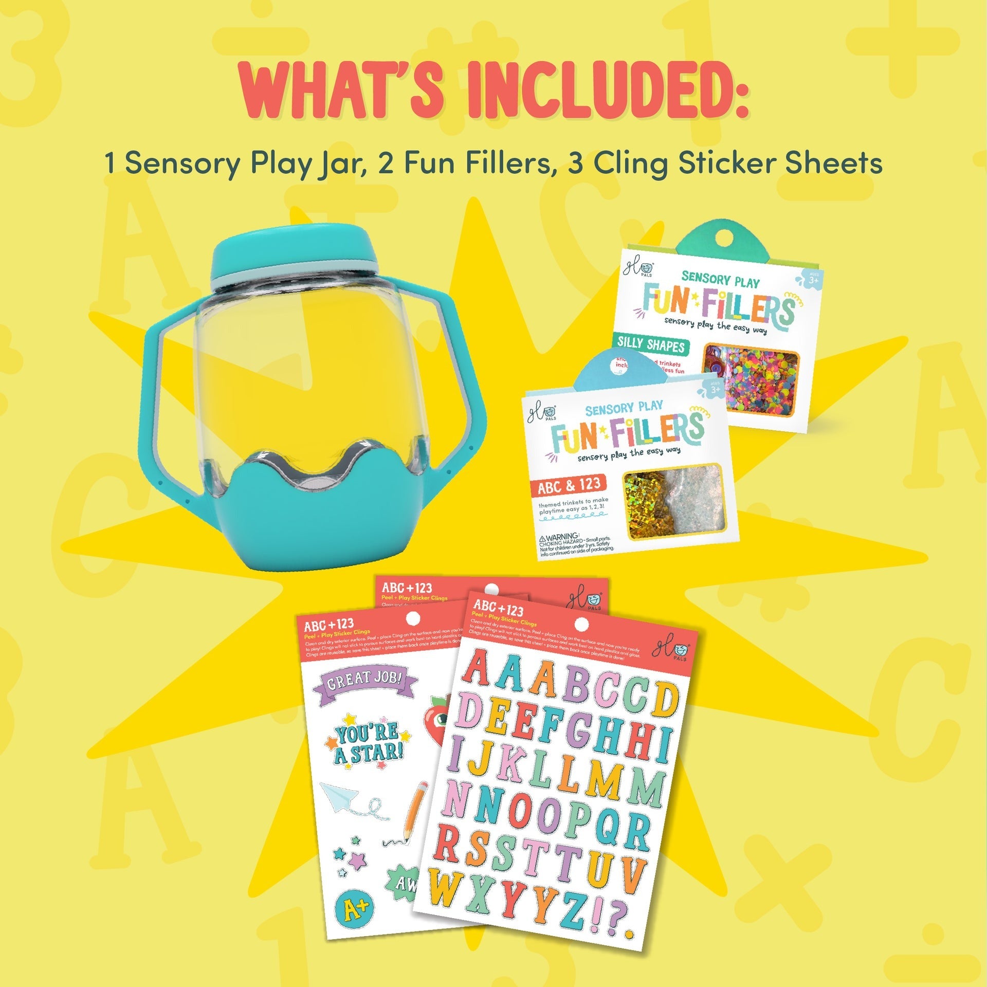 DIY Sensory Jar Gift Set - ABC