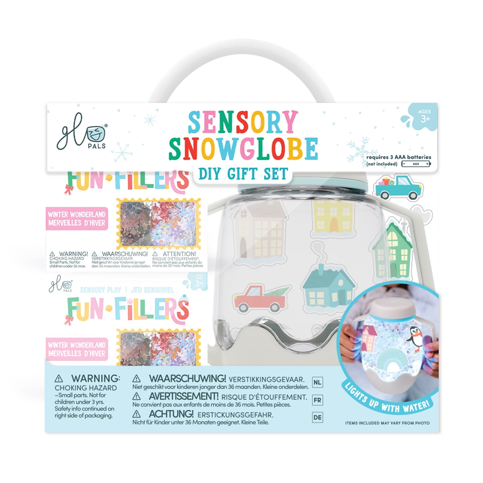DIY Sensory Jar Gift Set - Sensory Snowglobe