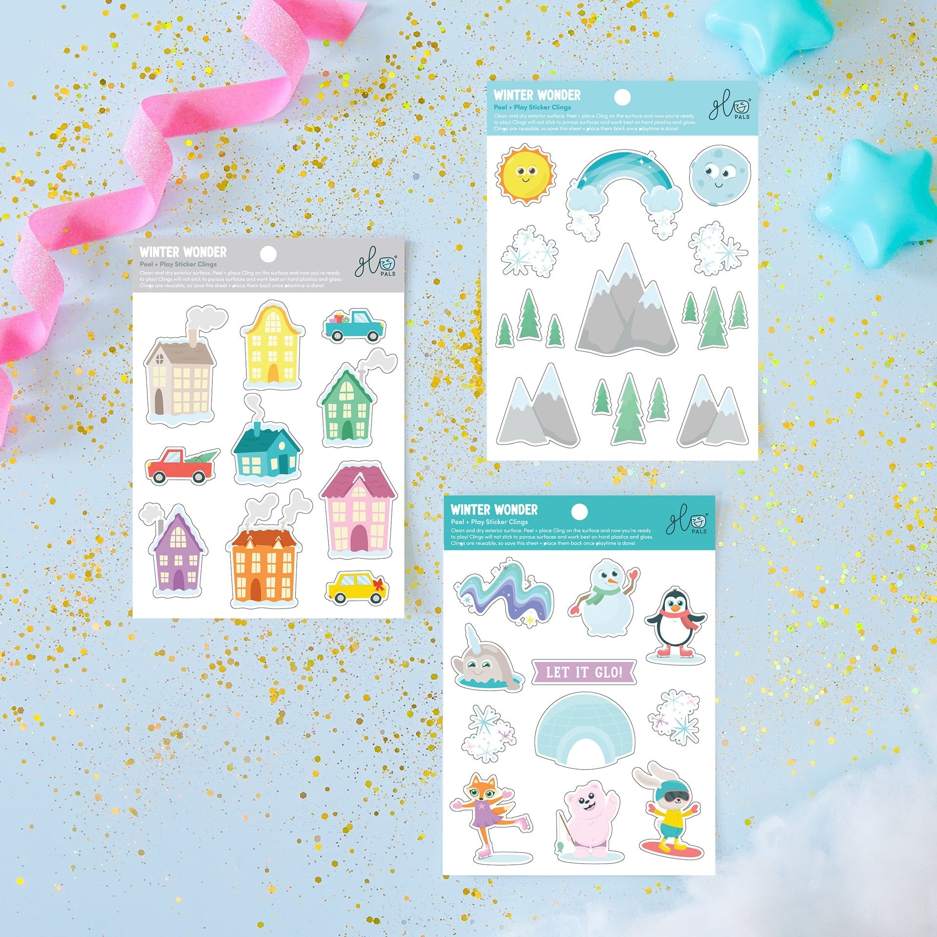 DIY Sensory Jar Gift Set - Sensory Snowglobe