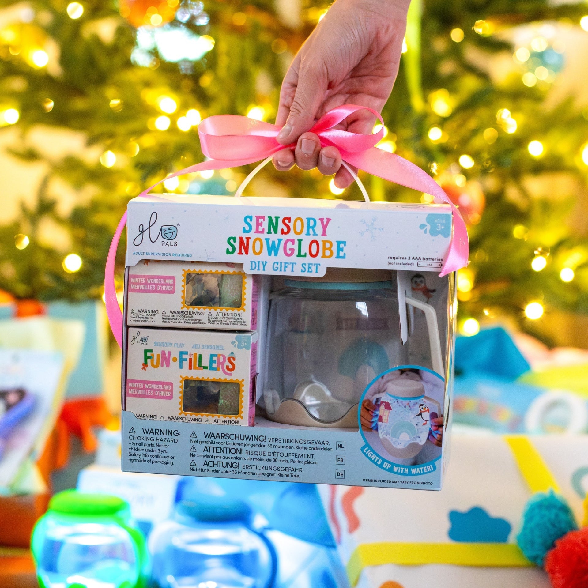 DIY Sensory Jar Gift Set - Sensory Snowglobe