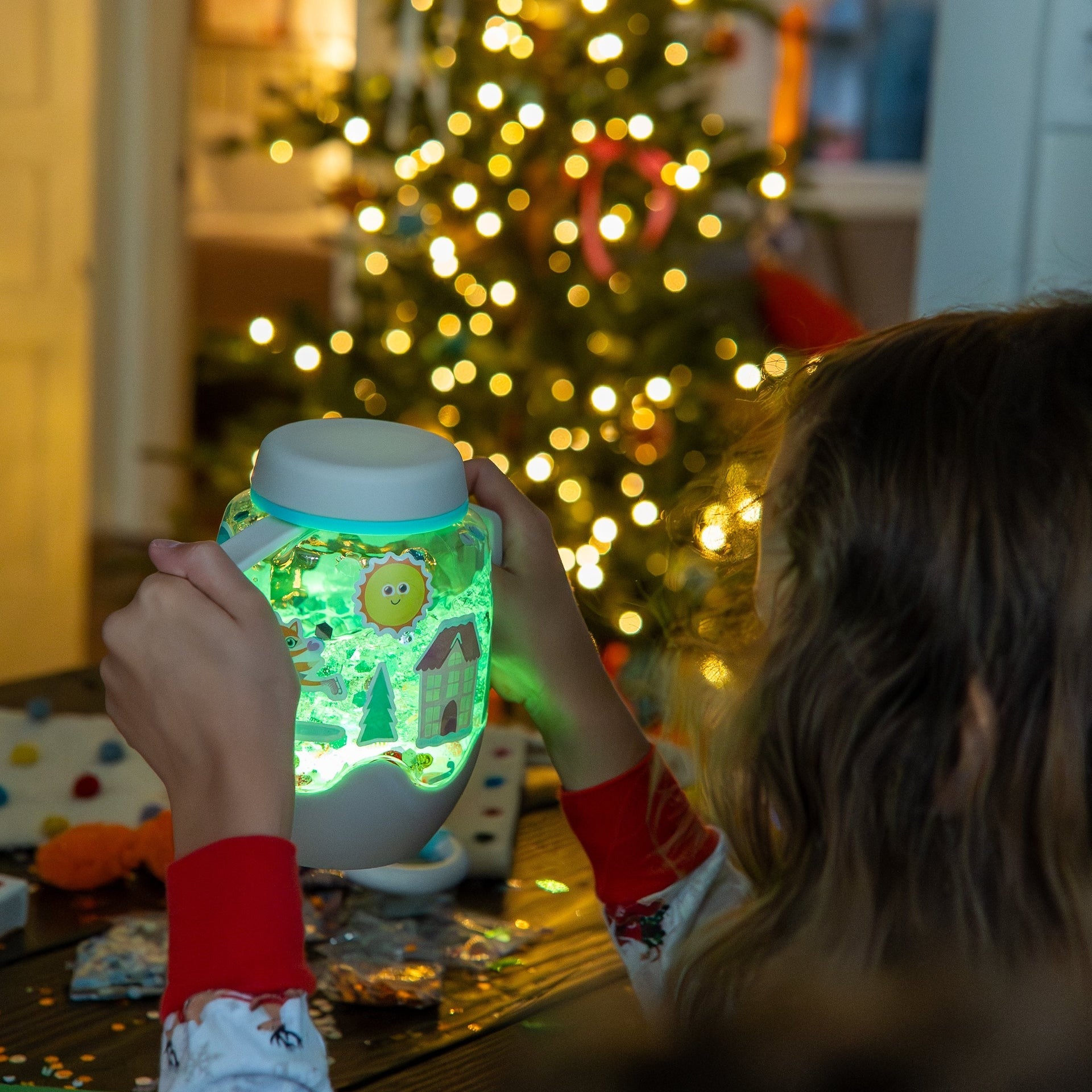 DIY Sensory Jar Gift Set - Sensory Snowglobe