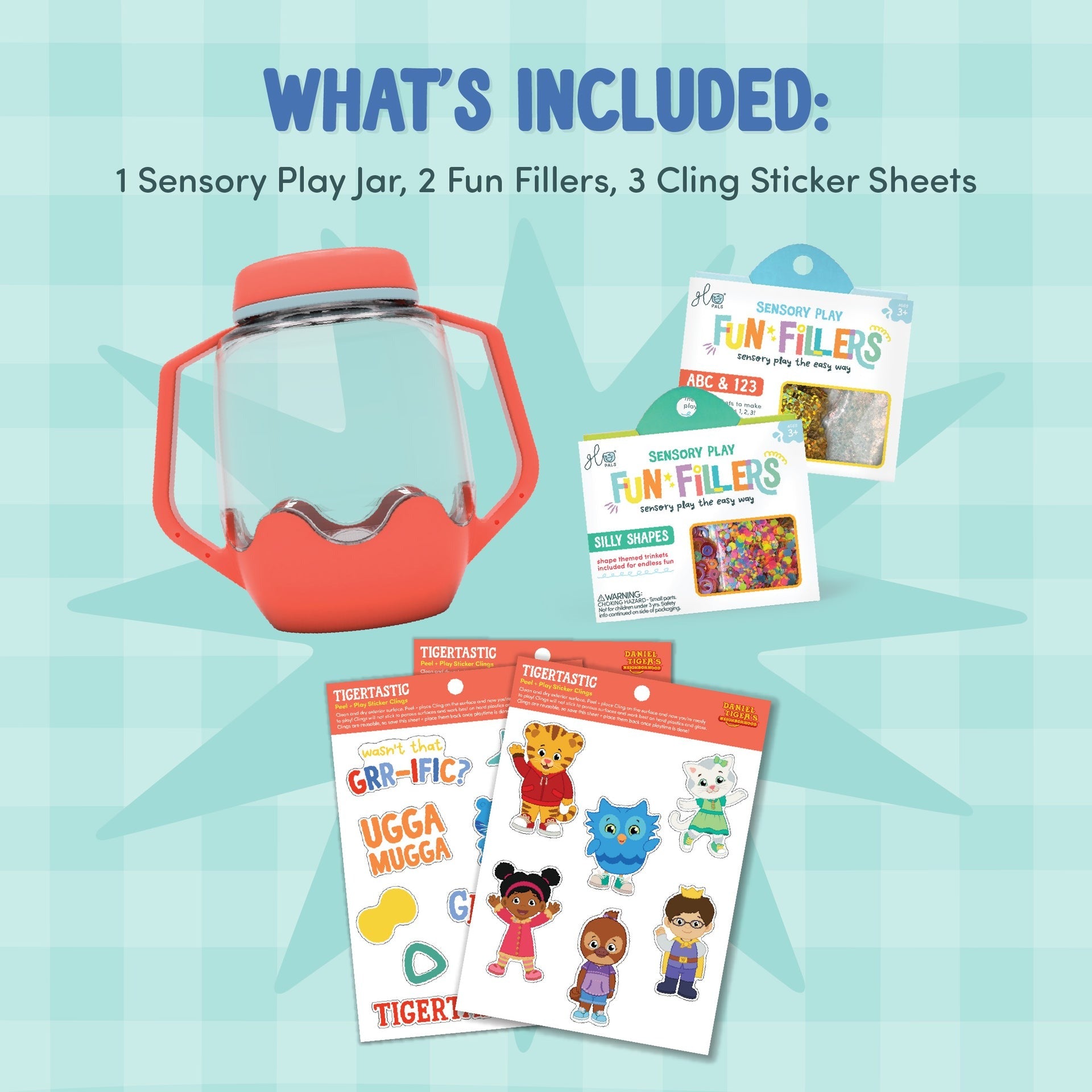 DIY Sensory Jar Gift Set - Daniel TIger