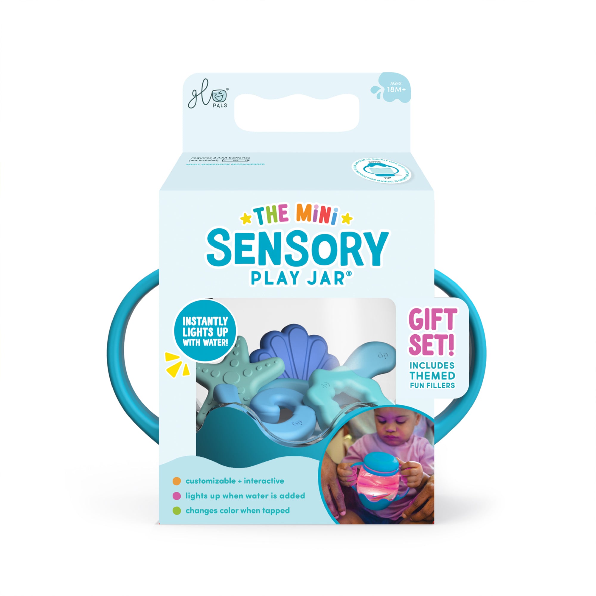 Mini Sensory Play Jar® Gift Set - Blue Lagoon