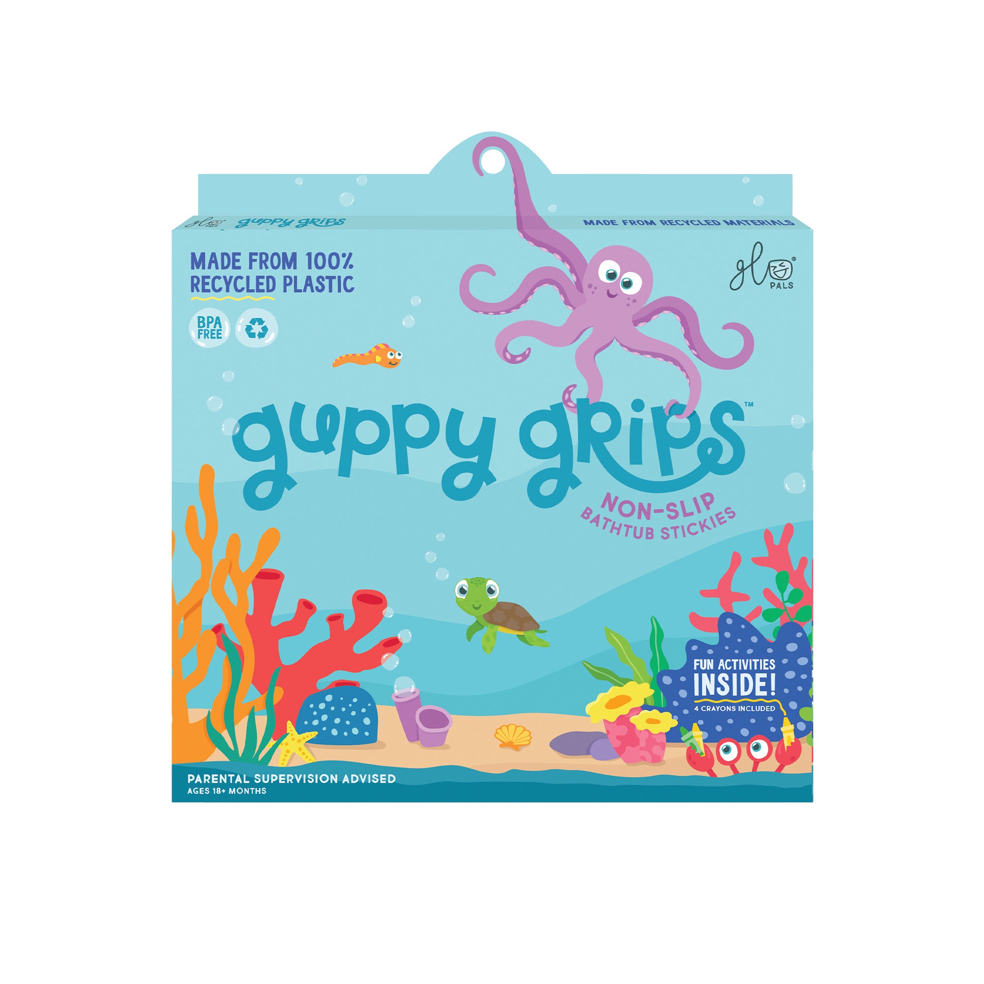 Anti-Slip Bath Grips - Guppy Grips