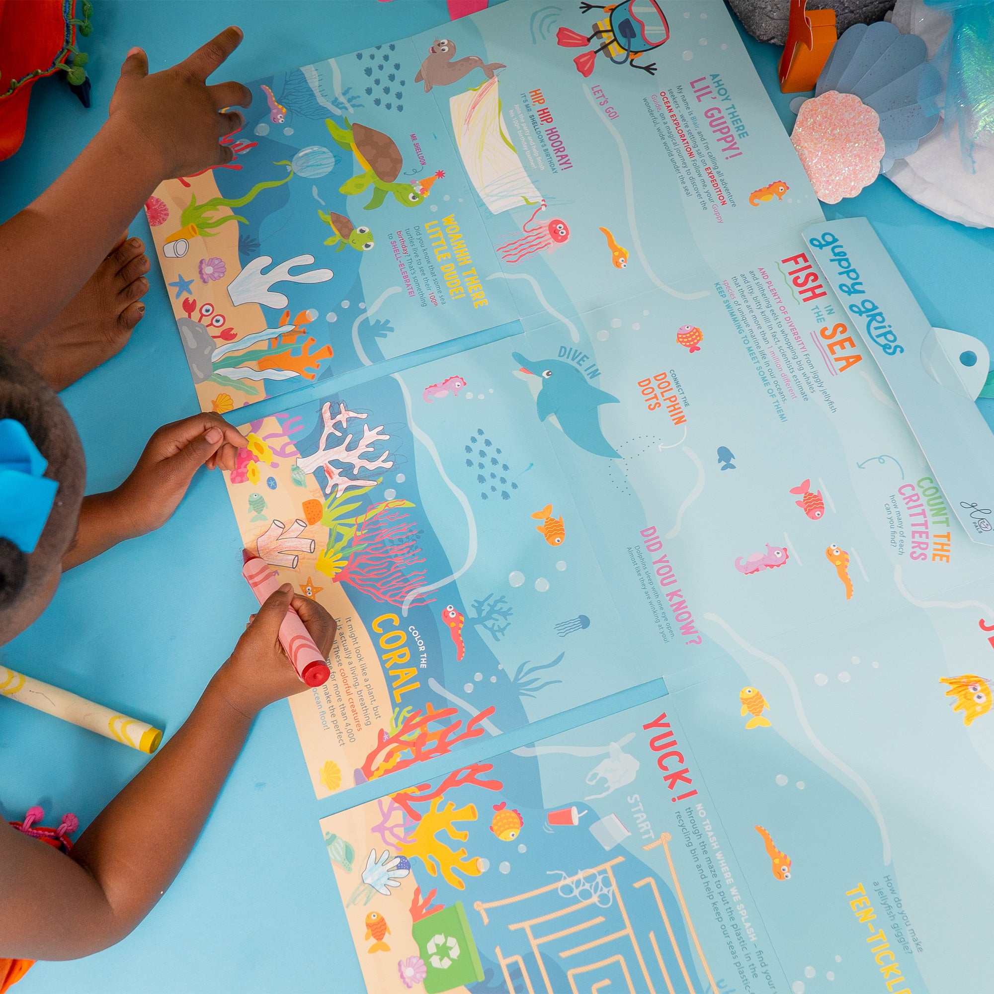 Anti-Slip Bath Grips - Guppy Grips