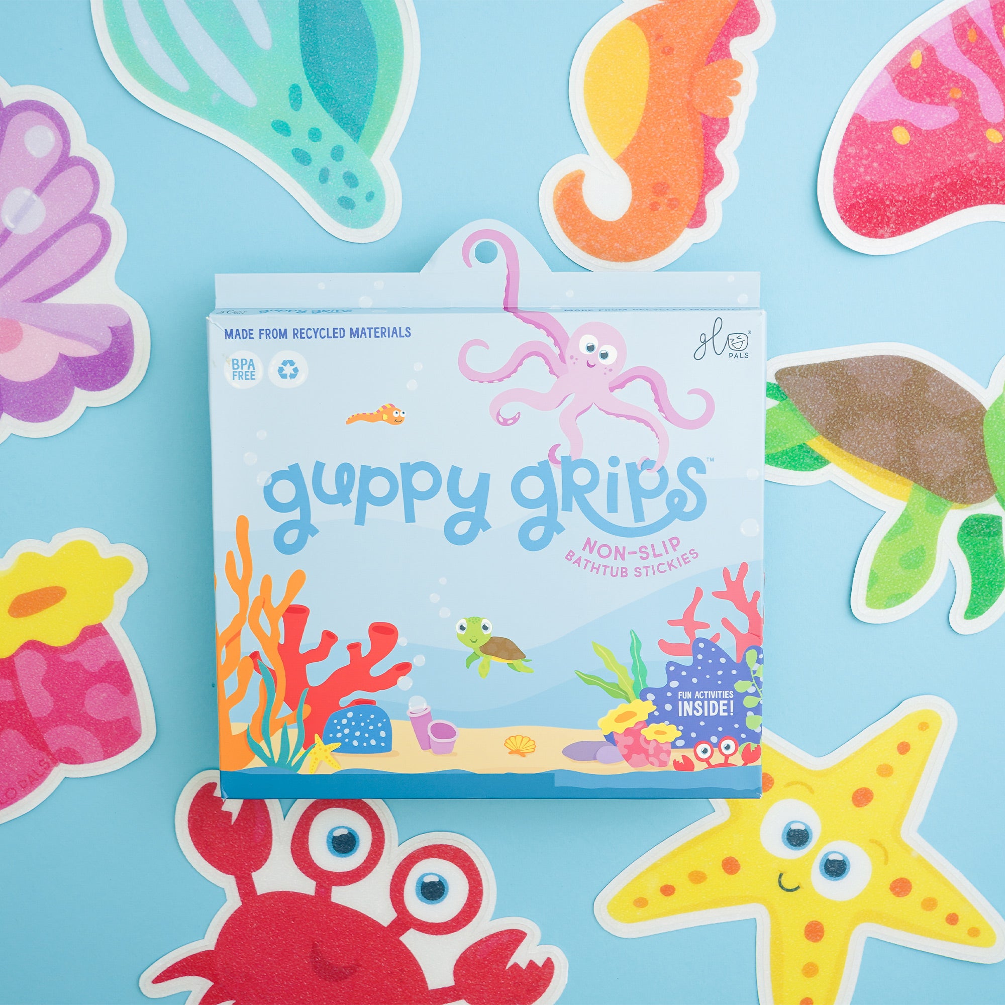 Anti-Slip Bath Grips - Guppy Grips