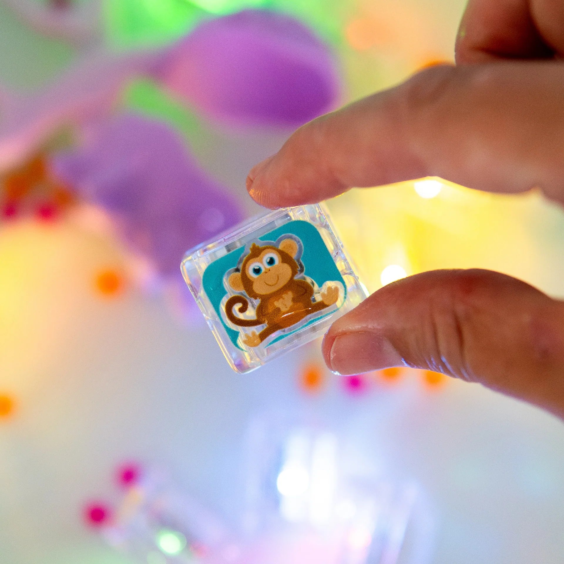 Light-Up Cubes 6pk - Zoo