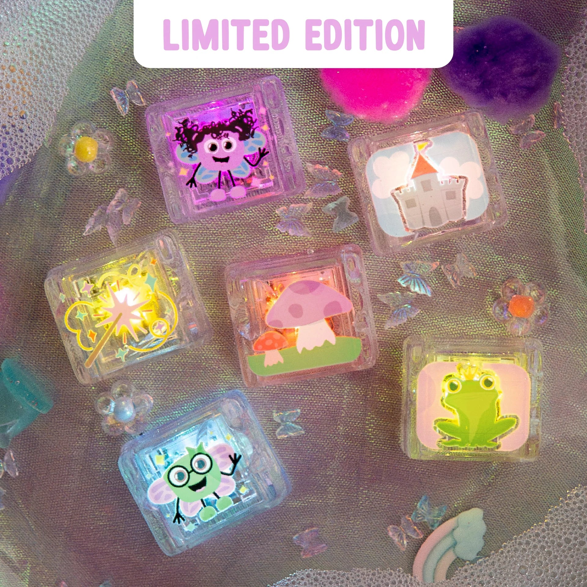 Light Up Cubes 6pk - Fairies