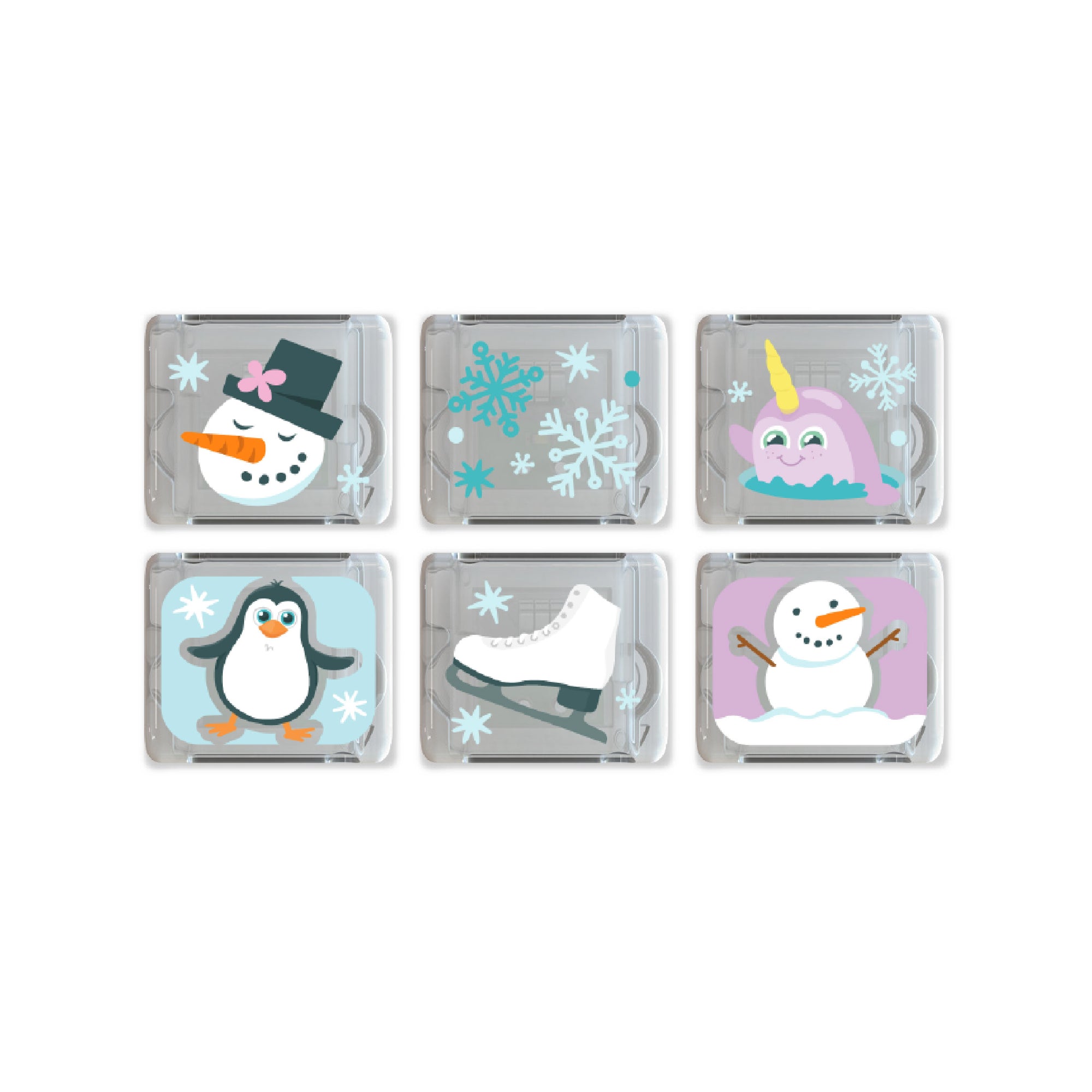 Light Up Cubes 6pk - Winter