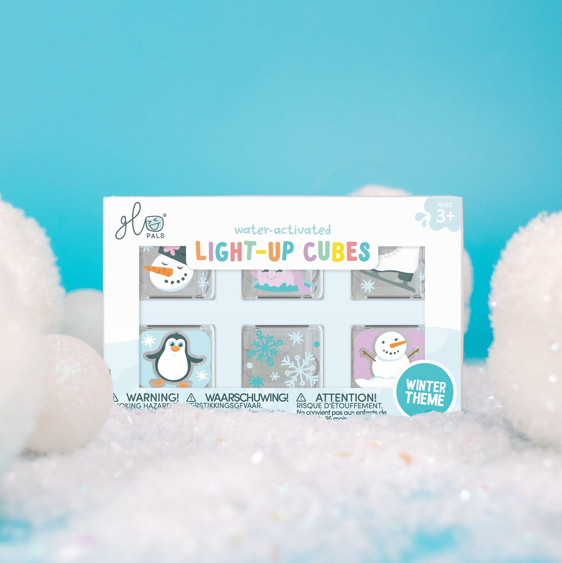 Light Up Cubes 6pk - Winter