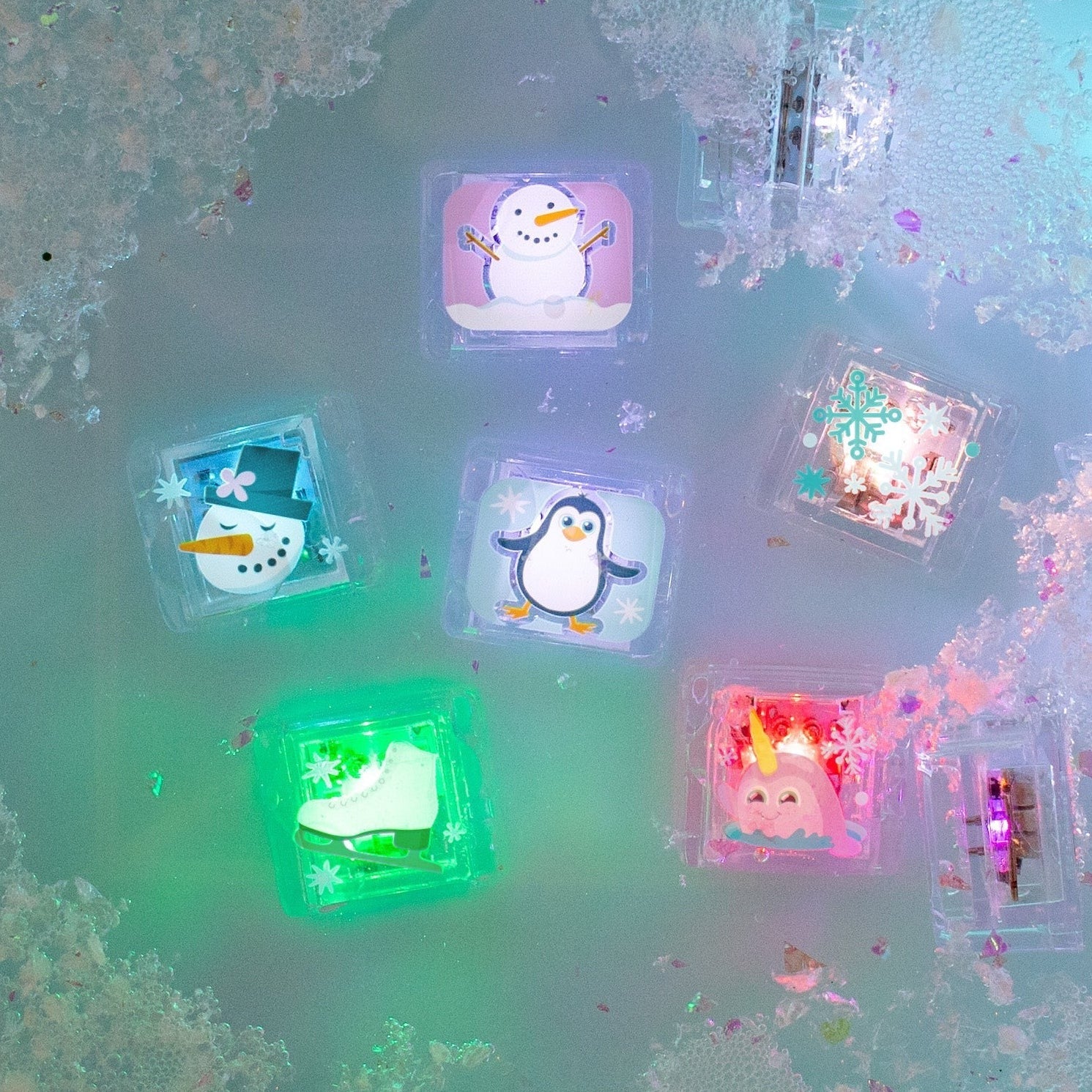 Light Up Cubes 6pk - Winter