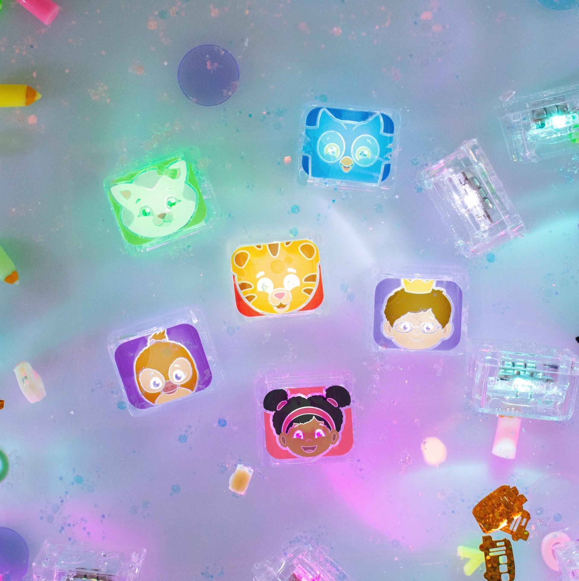 Light Up Cubes 6pk - Daniel Tiger