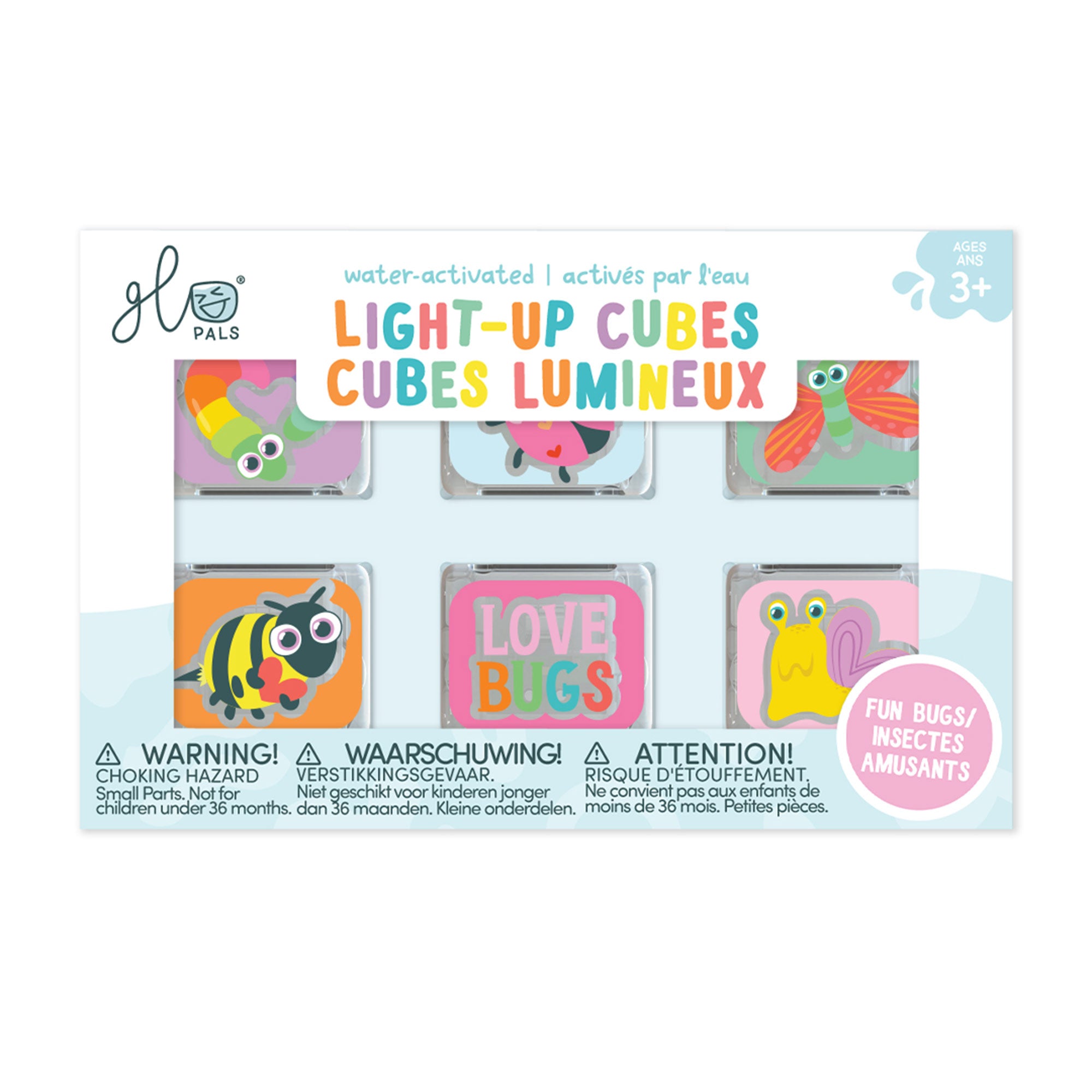 Light Up Cubes 6pk - Love