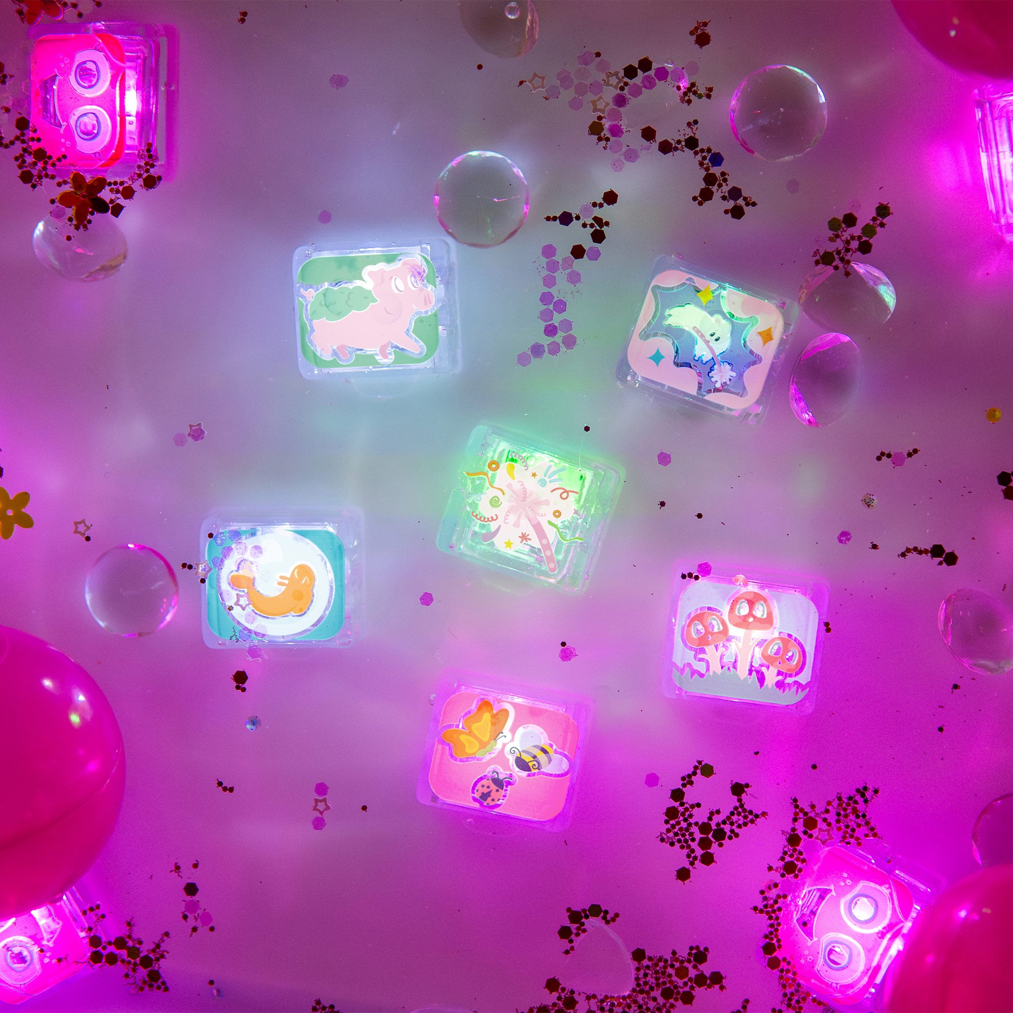Light Up Cubes 6pk - Princess Ida