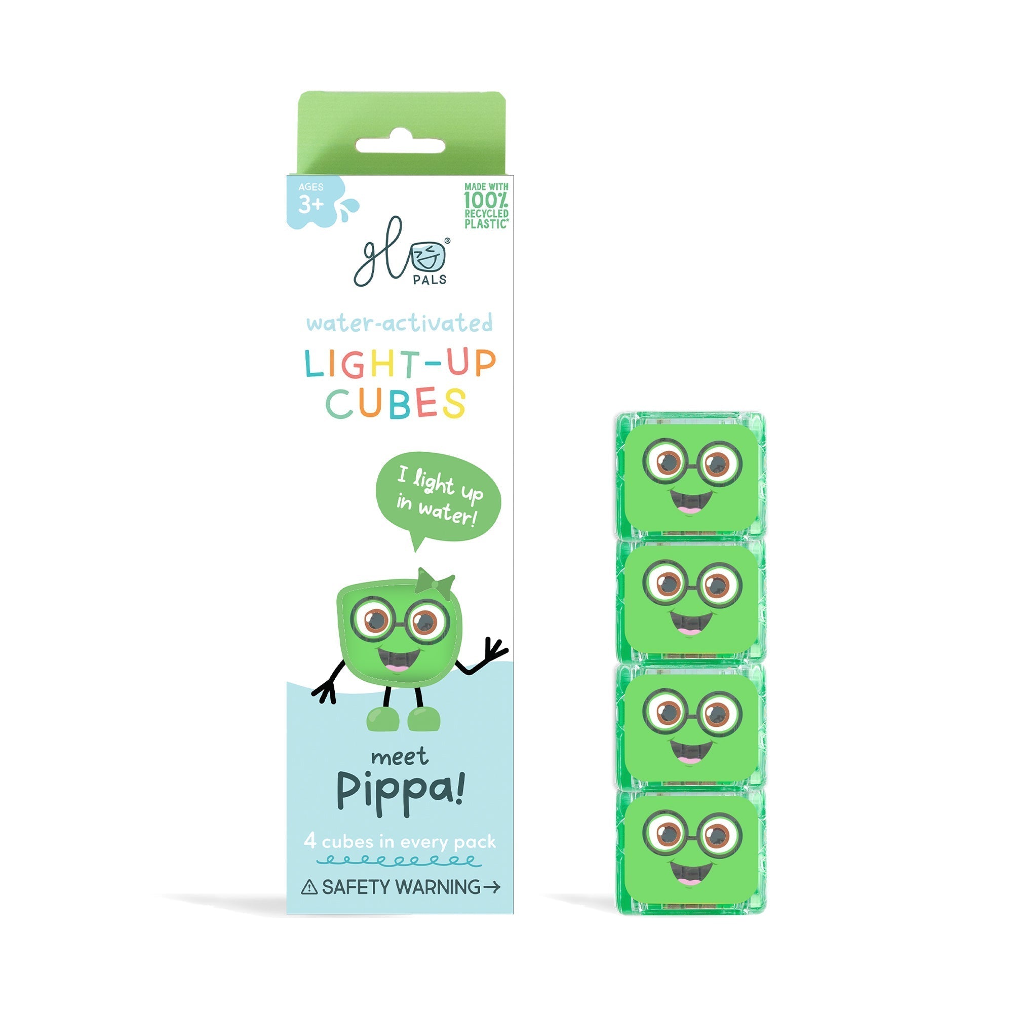 Light Up Cubes 4pk - Pippa