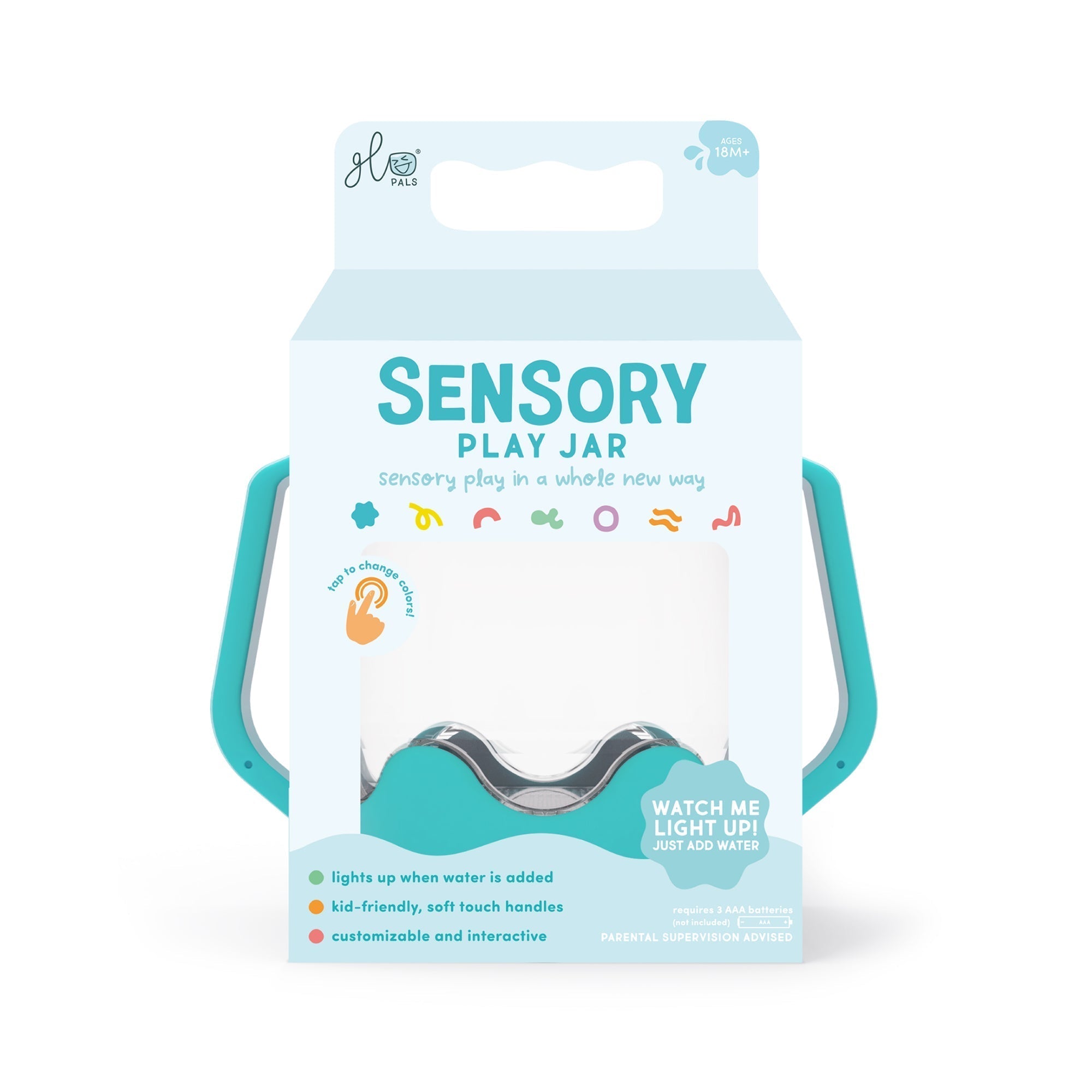 Sensory Play Jar - Surf's Up - Blue